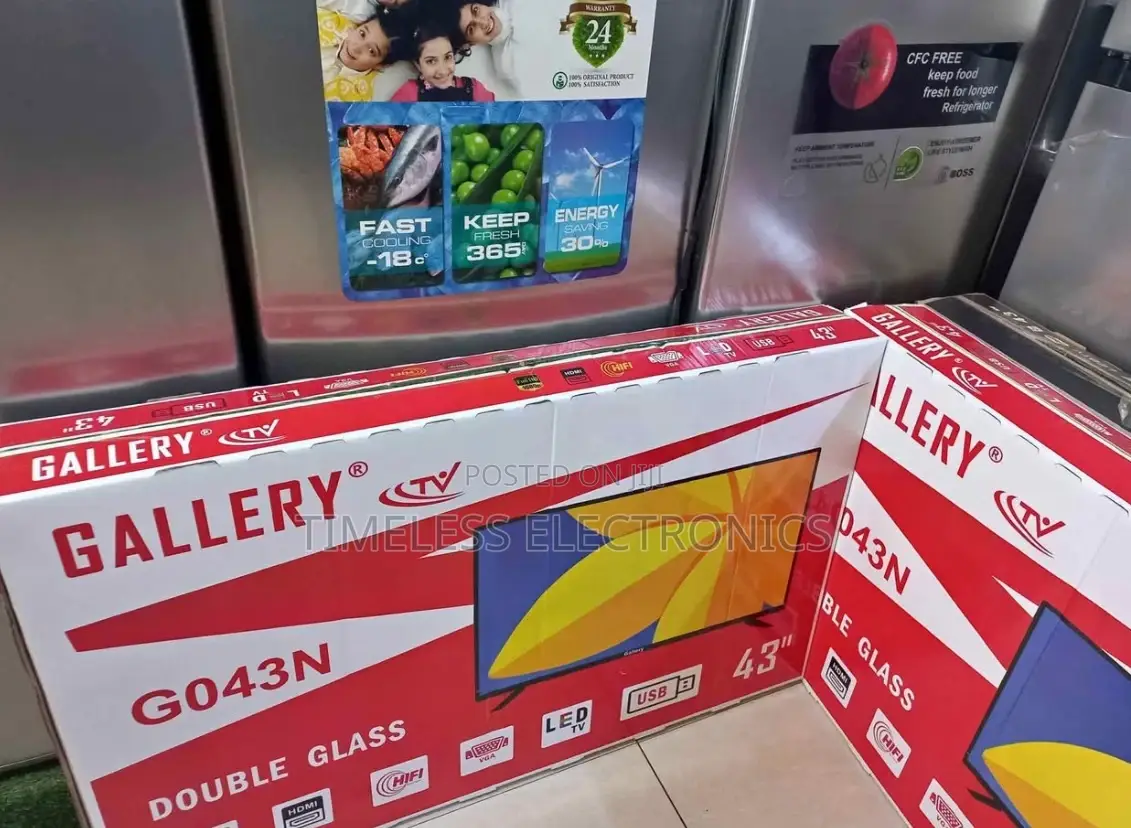 Galaxy 43” Smart Android Tv – , Double Glass, Japan Technology!