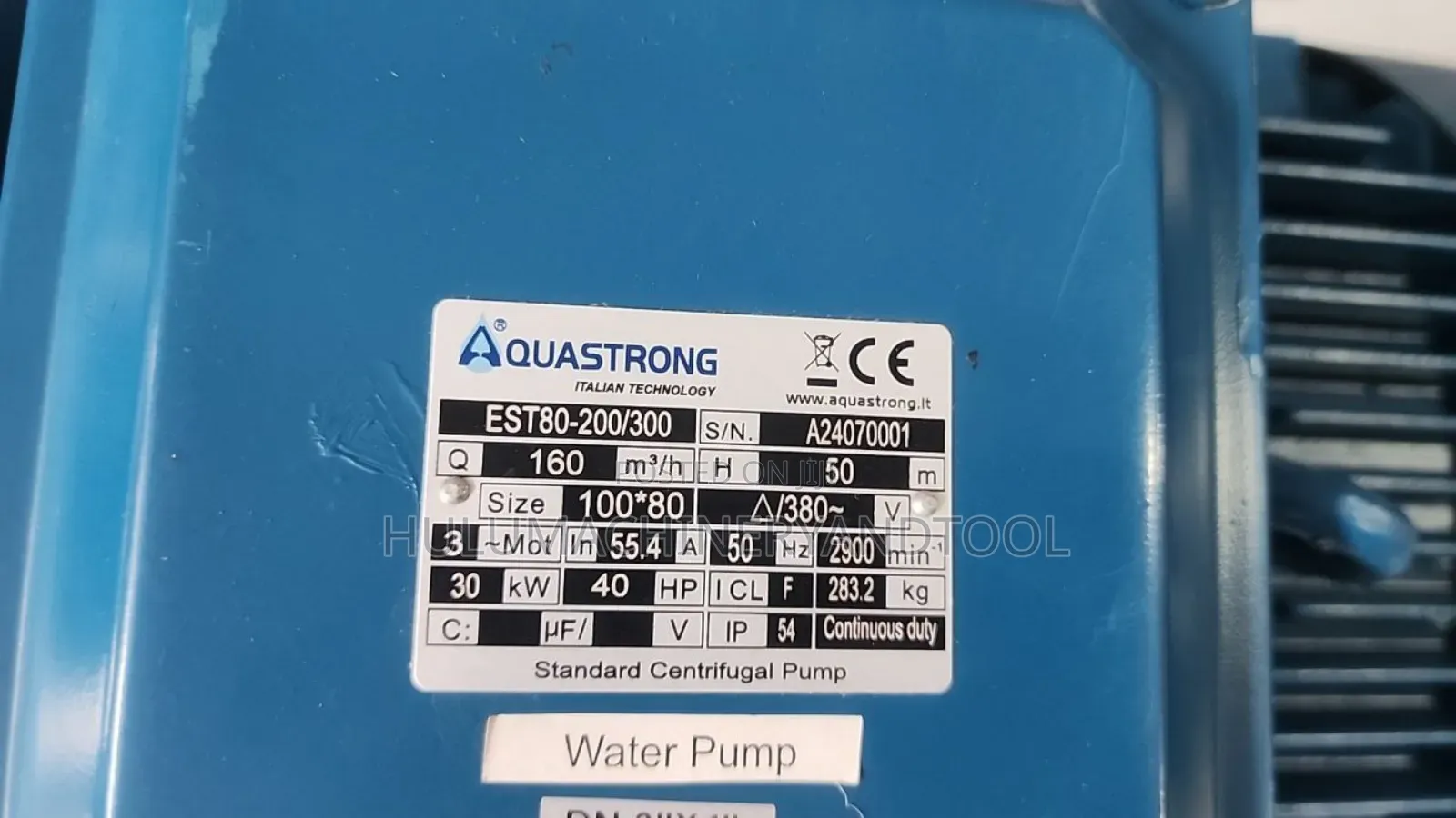 40hp Aquastrong Centrifugal Water Pump