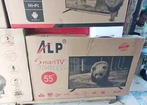 Alp 55” Smart Android Tv – 2024 Model, Double Glass Wifi!