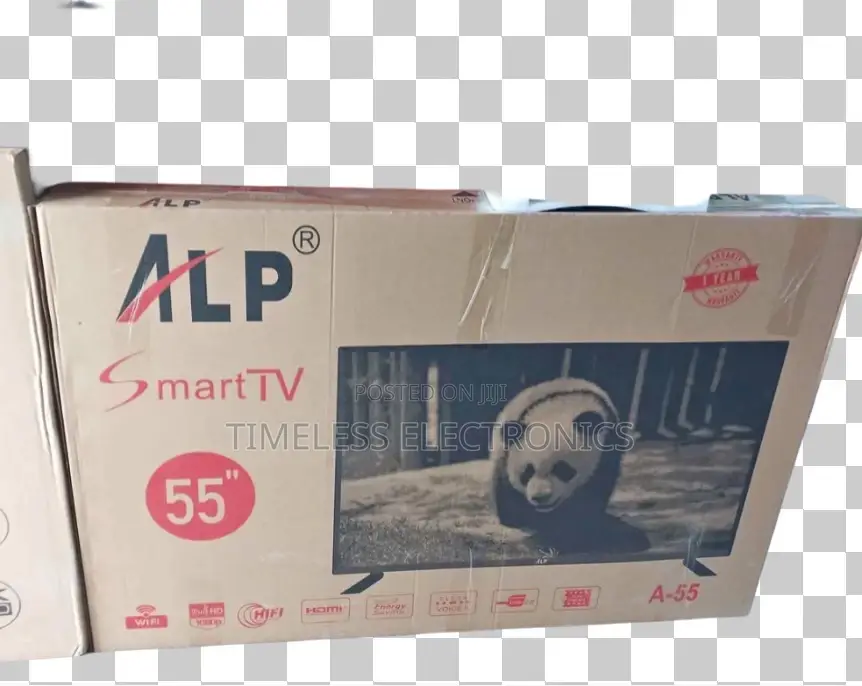 Alp 55” Smart Android Tv – 2024 Model, Double Glass Wifi!