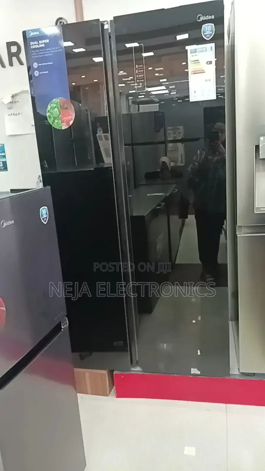 Midea Refrigerator 510-Litters Side by Side Deliver