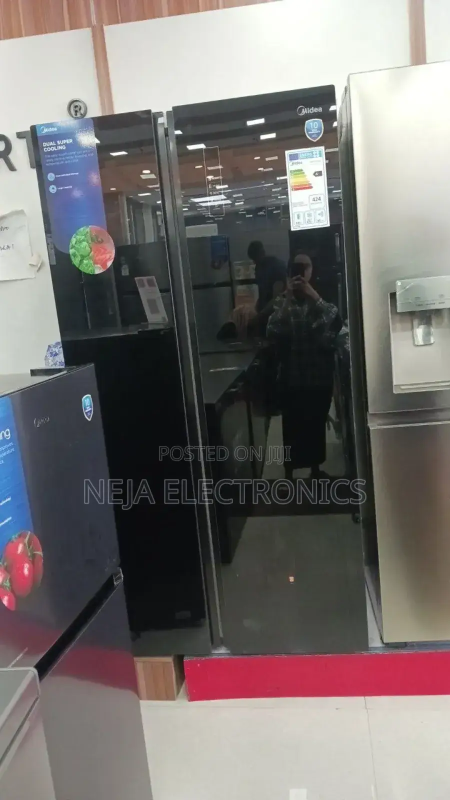 Midea Refrigerator 510-Litters Side by Side Deliver