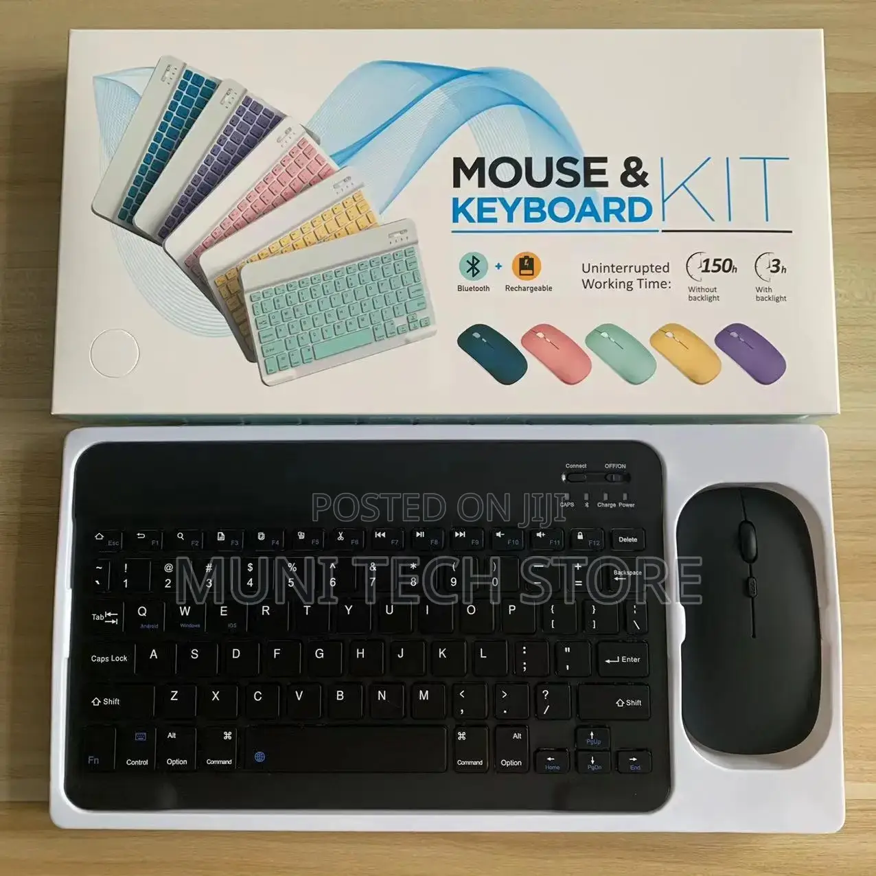 Wireless Keyboard Kit Mouse Combo Usb 2.4g Mouse Ultra Slim Portable