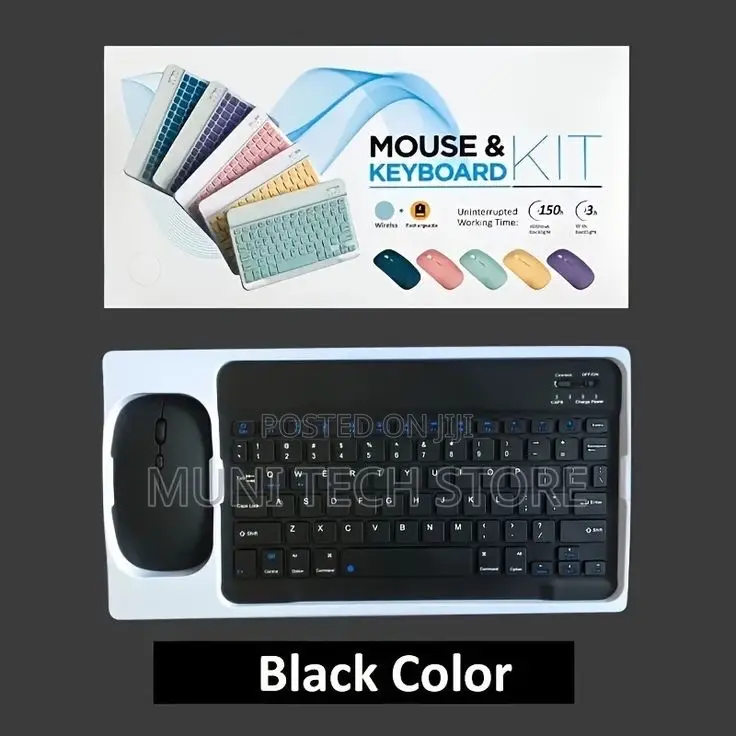 Wireless Keyboard Kit Mouse Combo Usb 2.4g Mouse Ultra Slim Portable