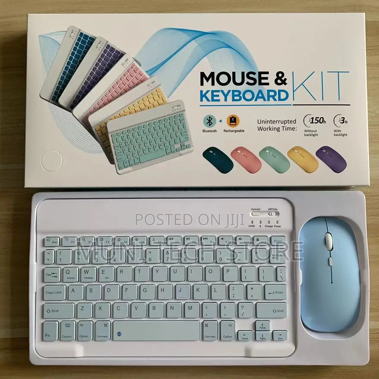 Wireless Keyboard Kit Mouse Combo Usb 2.4g Mouse Ultra Slim Portable