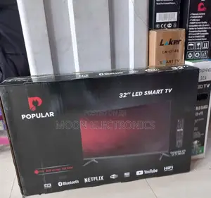 Popular 32” Smart Android Tv – Double Glass, Wifi Youtube!