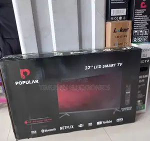 Popular 32” Smart Android Tv – Double Glass, Wifi Youtube!