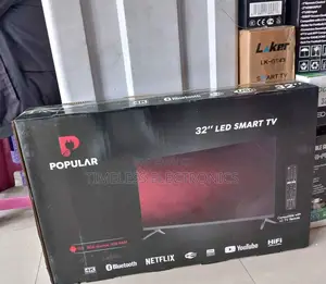Popular 32” Smart Android Tv – Double Glass, Wifi Youtube!
