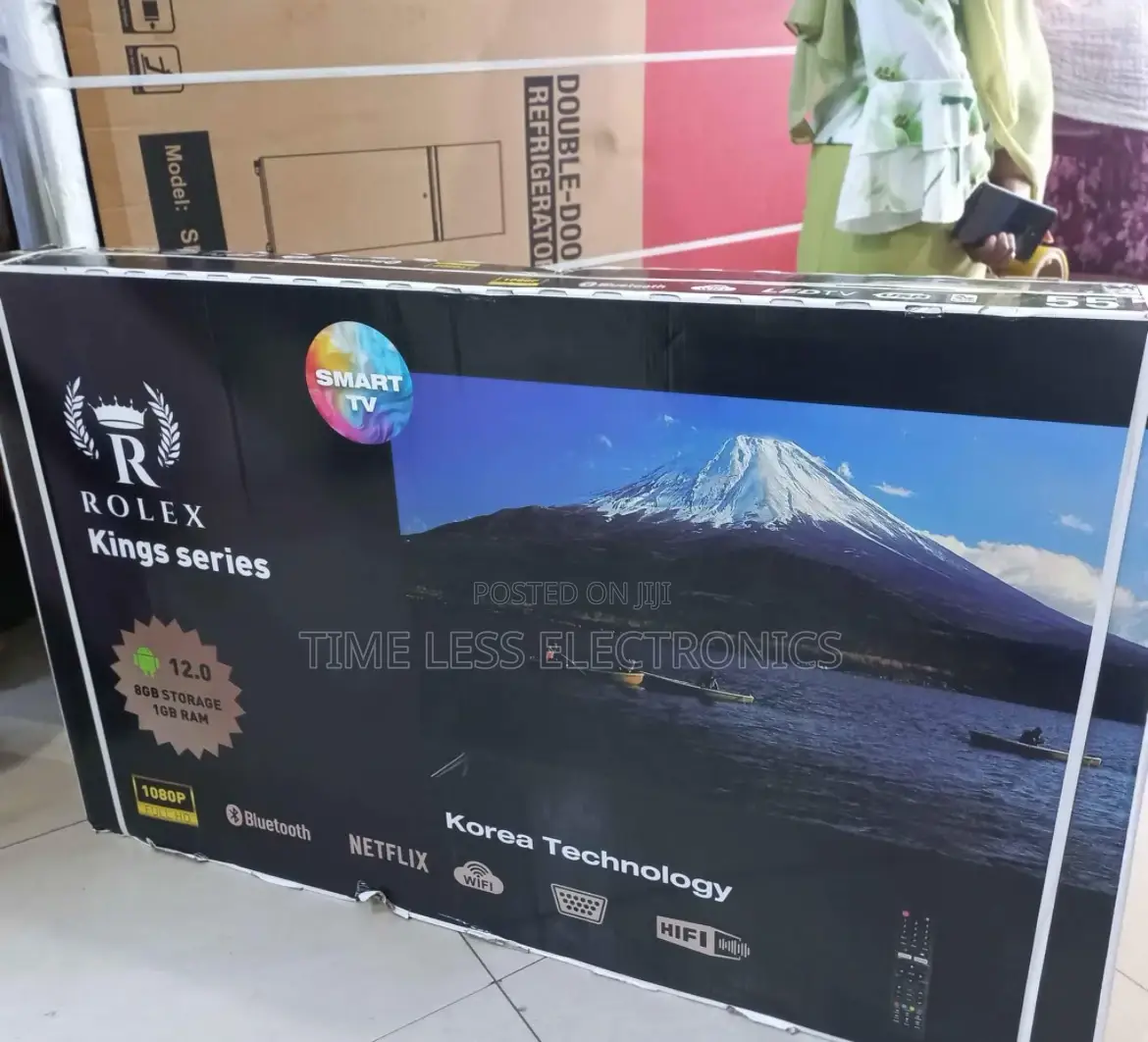 Rolex 55” Smart Tv – Stunning Picture Smart Features!