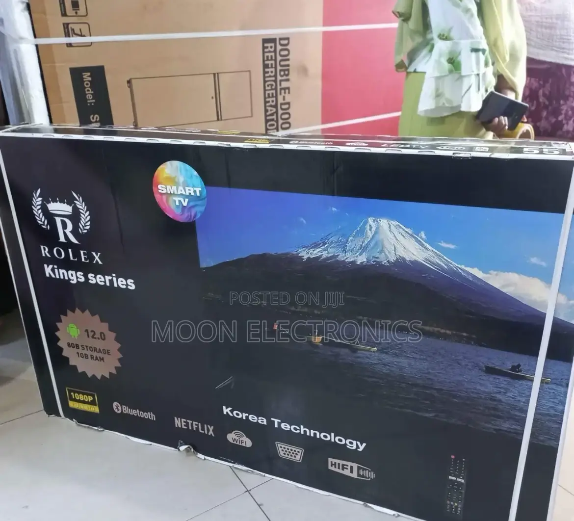 Rolex 55” Smart Tv – Stunning Picture Smart Features!