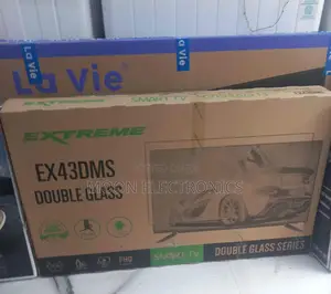 Extreme 43” Smart Android Tv – Double Glass, Wifi Youtube!