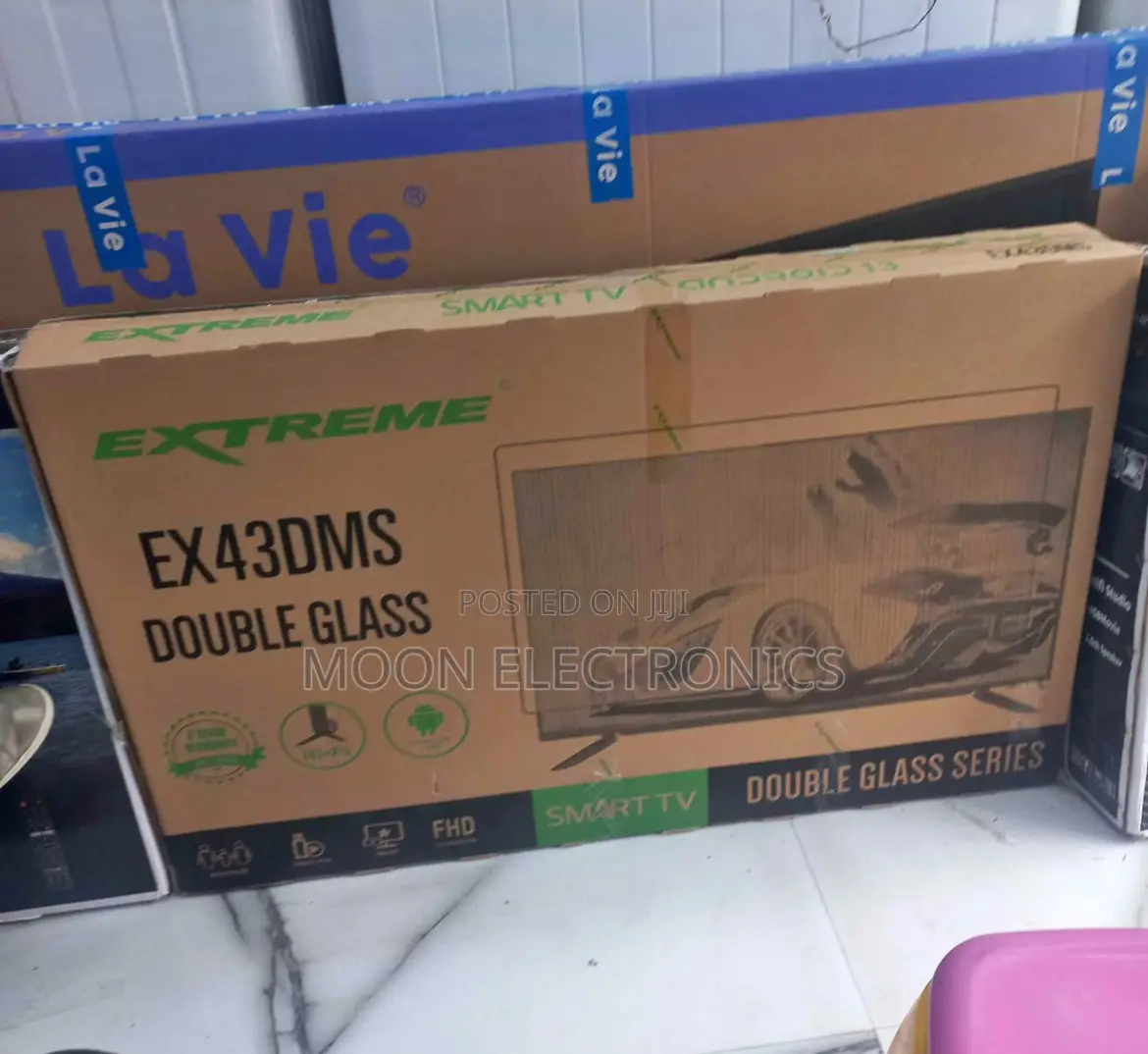 Extreme 43” Smart Android Tv – Double Glass, Wifi Youtube!