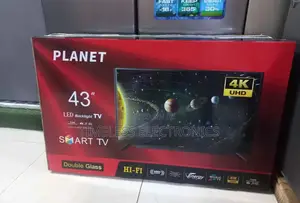 Planet 43” Smart Android Tv – Double Glass, Smart Stylish!