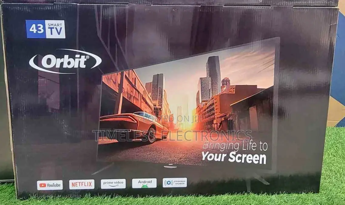 Orbit 43” Smart Tv – Clear, Smart Stylish!