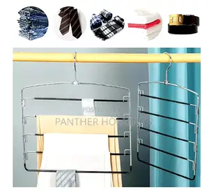 Photo - Metal Pants Hanger 5 Rack 47cm L X 36.83cm W