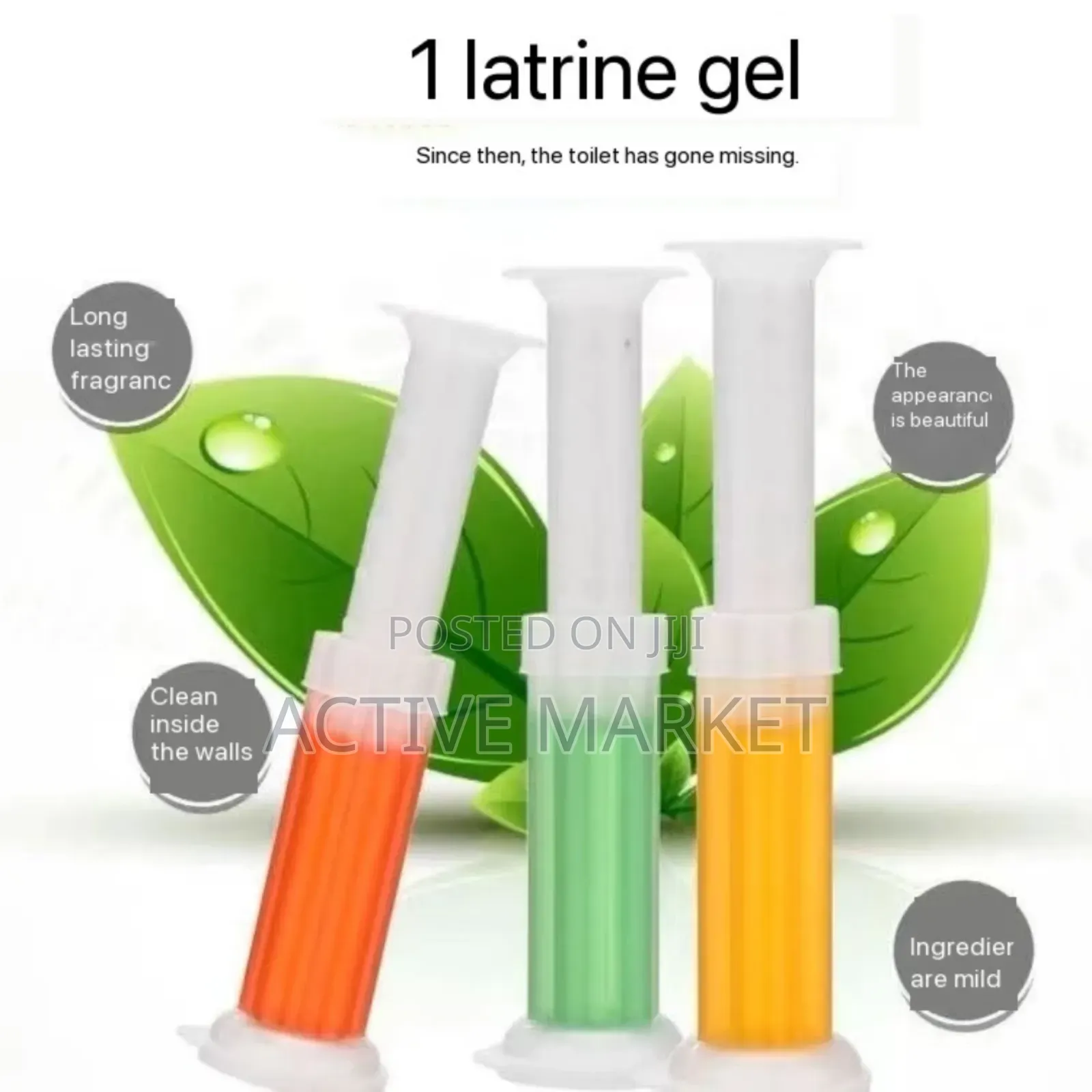 Toilet Flower Gel Freshener