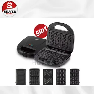 Photo - 5 in 1 Waffle(Sandwich) Multi-Snack Maker