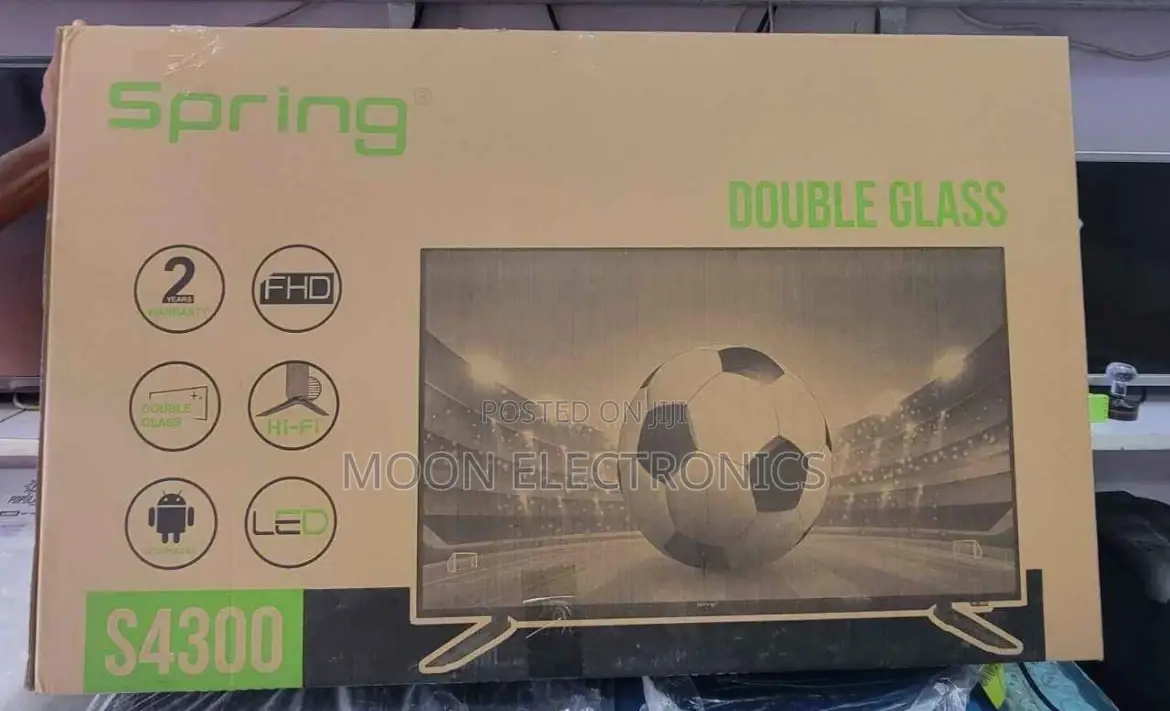 Spring 43” Smart Android Tv – Crystal Clear Entertainment!