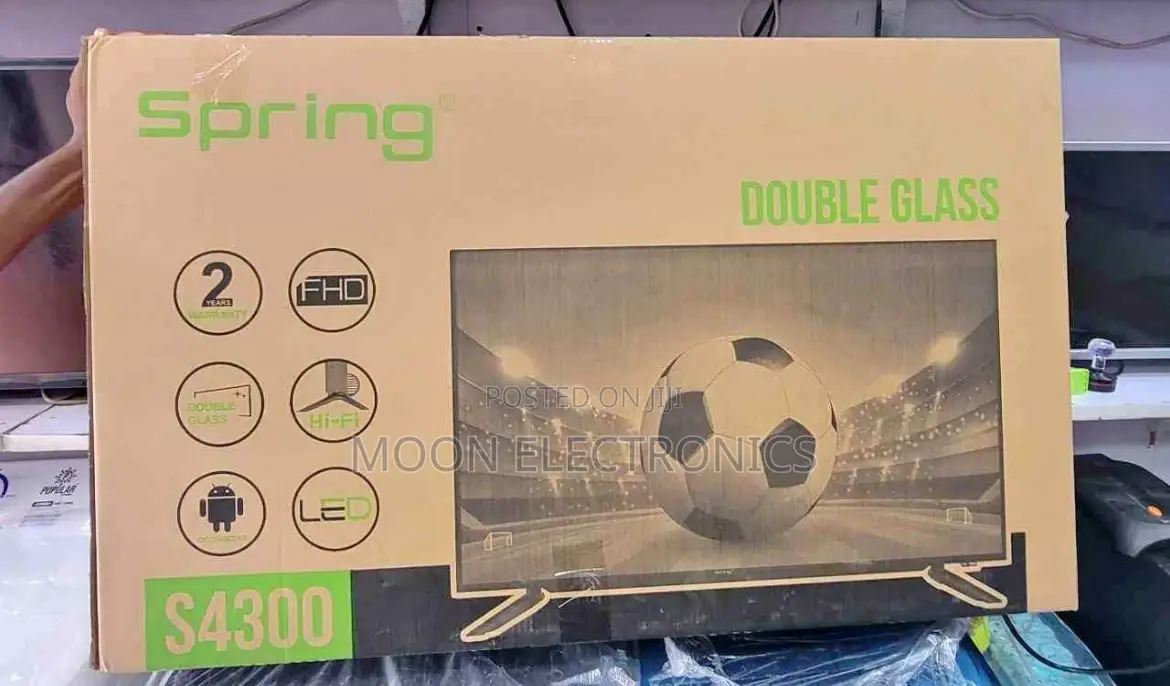 Spring 43” Smart Android Tv – Crystal Clear Entertainment!
