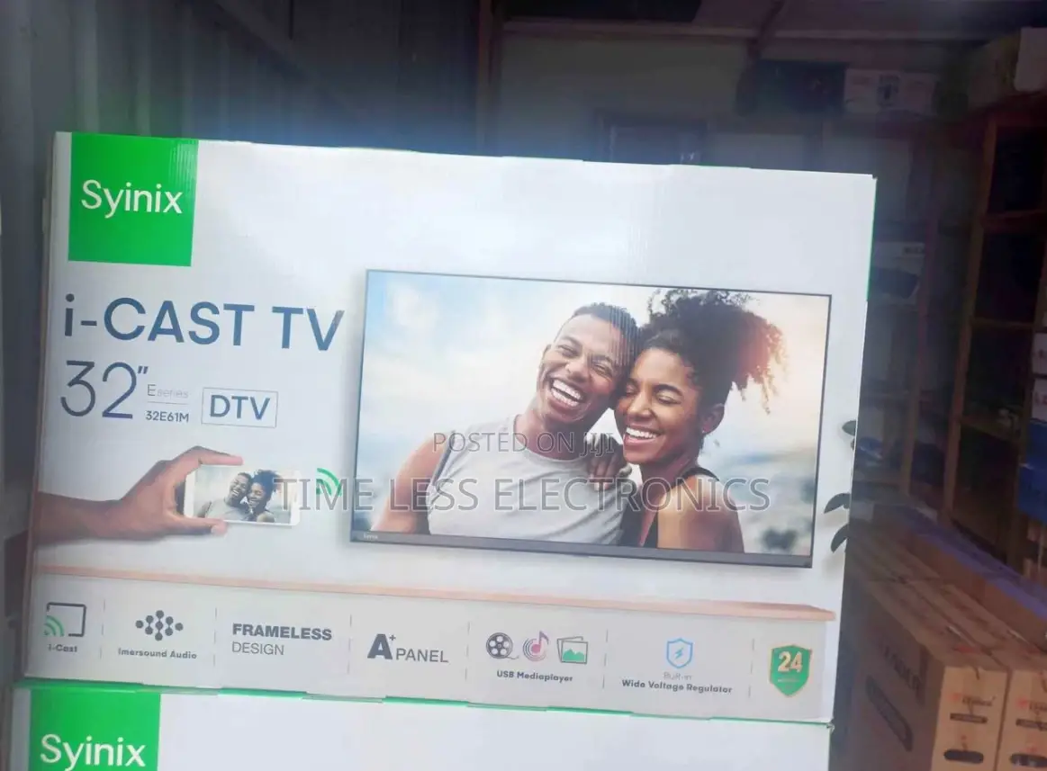  Syinix 32” Frameless Smart Tv – Stylish Affordable!