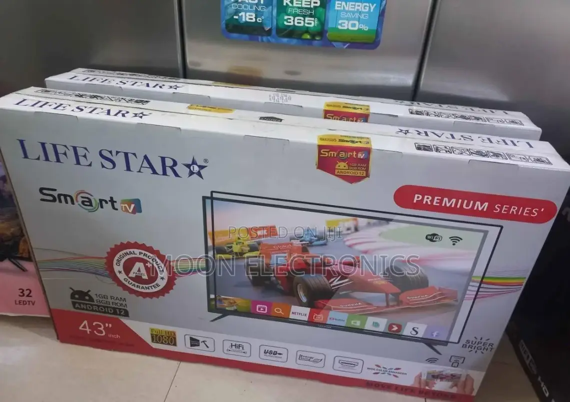 Lifestar 43” Smart Android Tv – Crystal Clear Viewing!