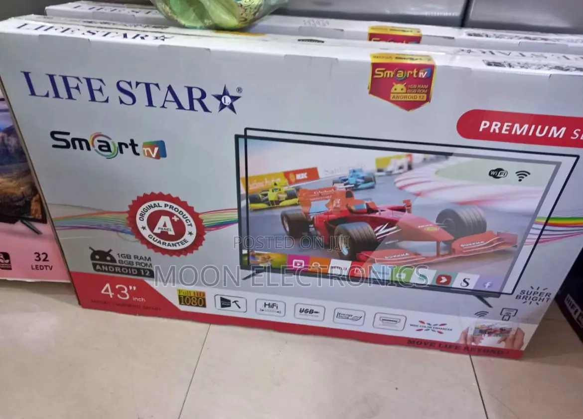  Lifestar 43” Smart Android Tv – Crystal Clear Viewing!