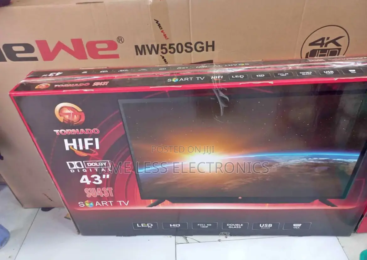 Tornado 43” Smart Android Tv – Big Screen, Smart Choice!