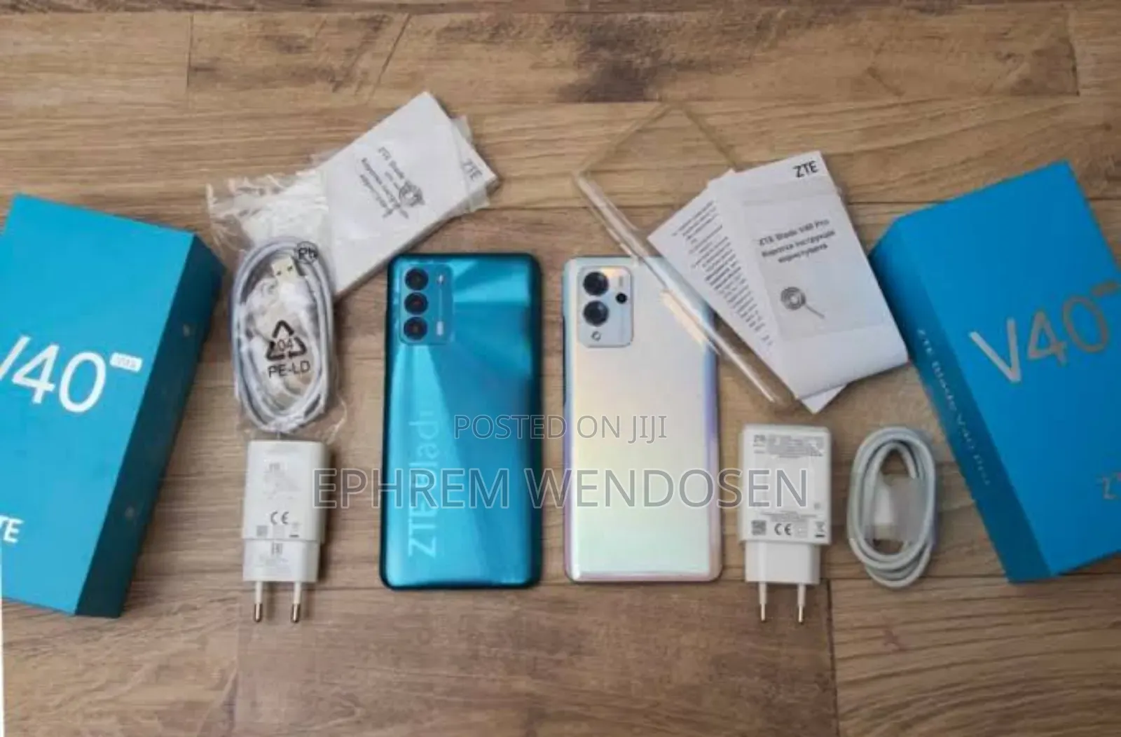 New ZTE V40 Pro 128 GB White