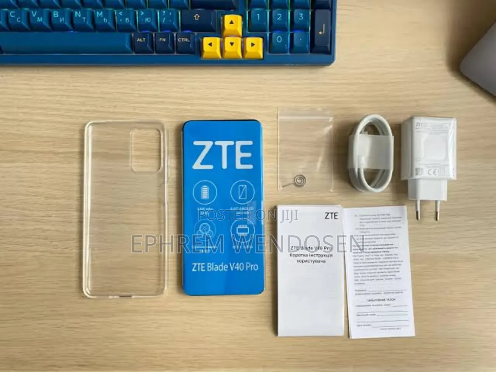 New ZTE V40 Pro 128 GB White