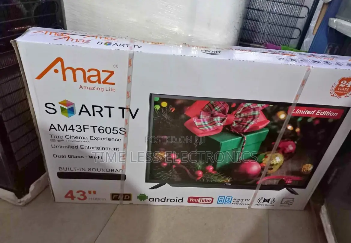  Amaz 43” Smart Tv – Big Screen, Smart Entertainment!