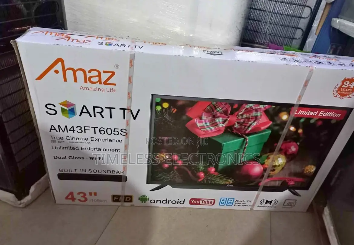  Amaz 43” Smart Tv – Big Screen, Smart Entertainment!