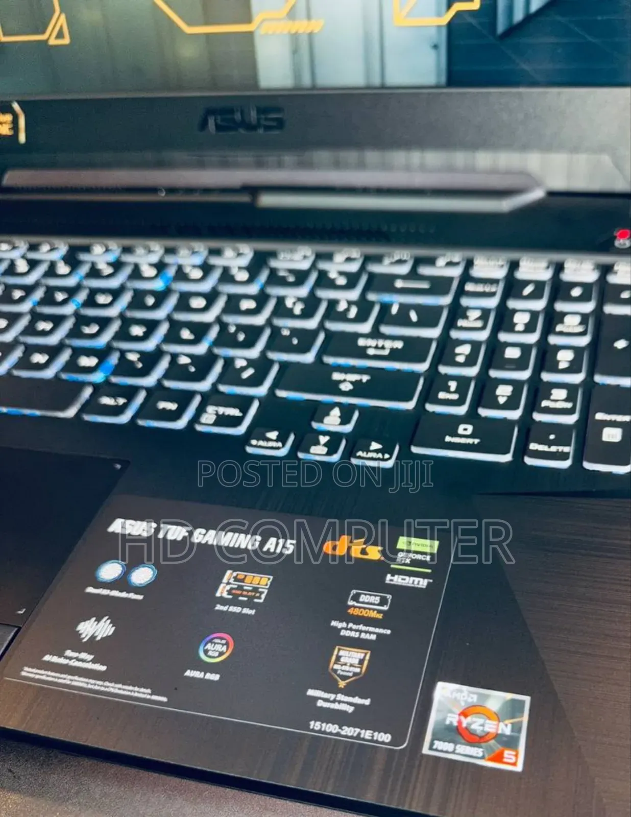 New Laptop Asus TUF Gaming A15 16GB AMD Ryzen 7 SSD 512GB