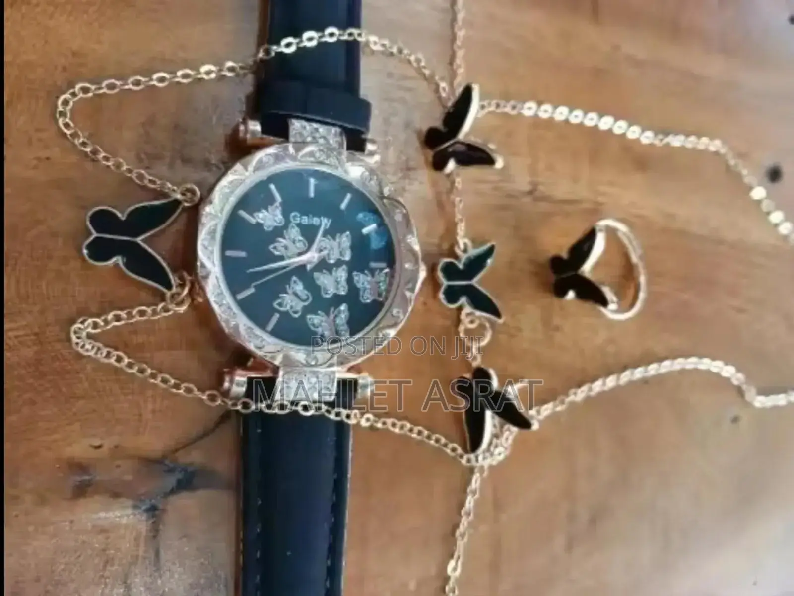 Watch , Earrings , Necklace , Bracelet , Ring