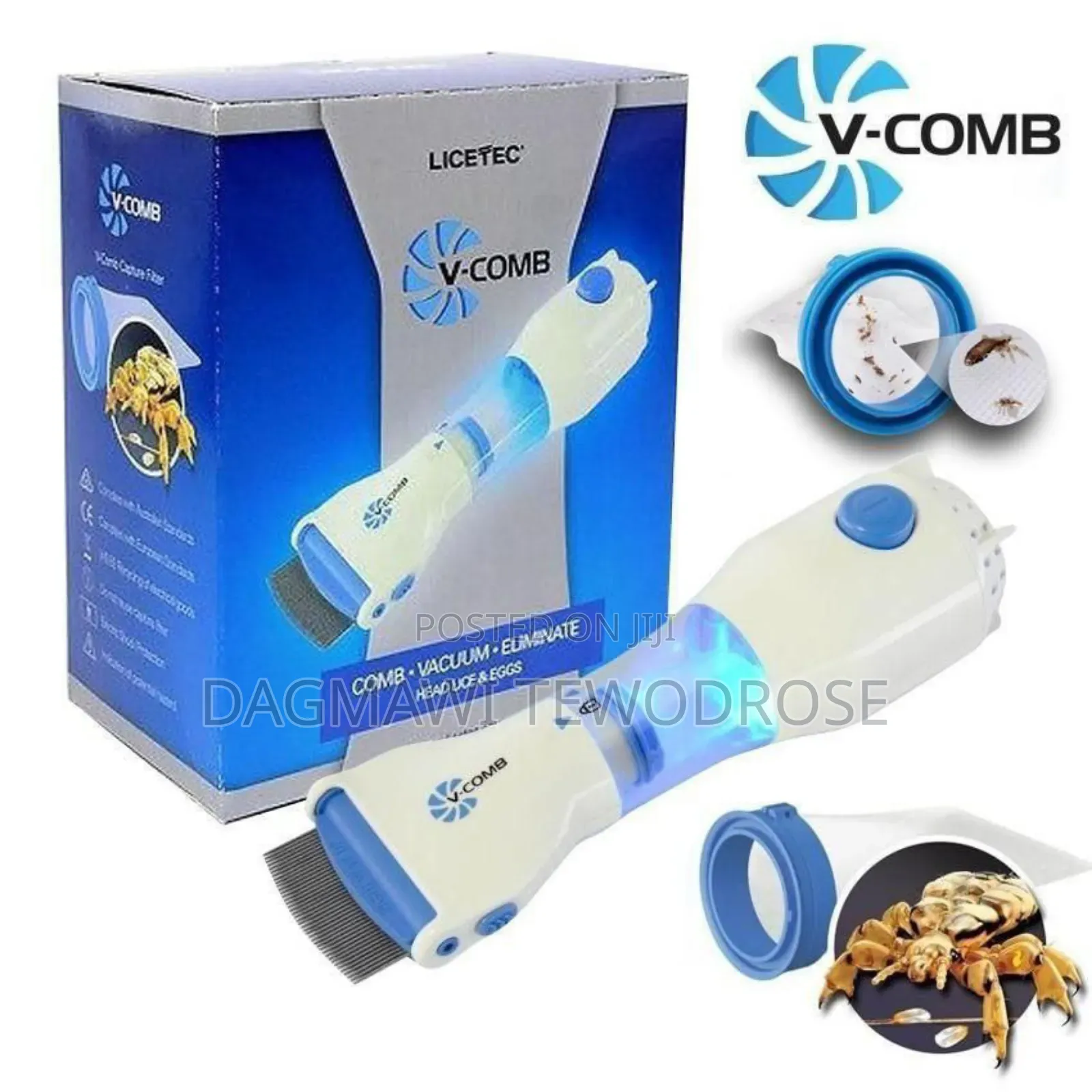 v-Comb Electronic Head Lice Egg Remover