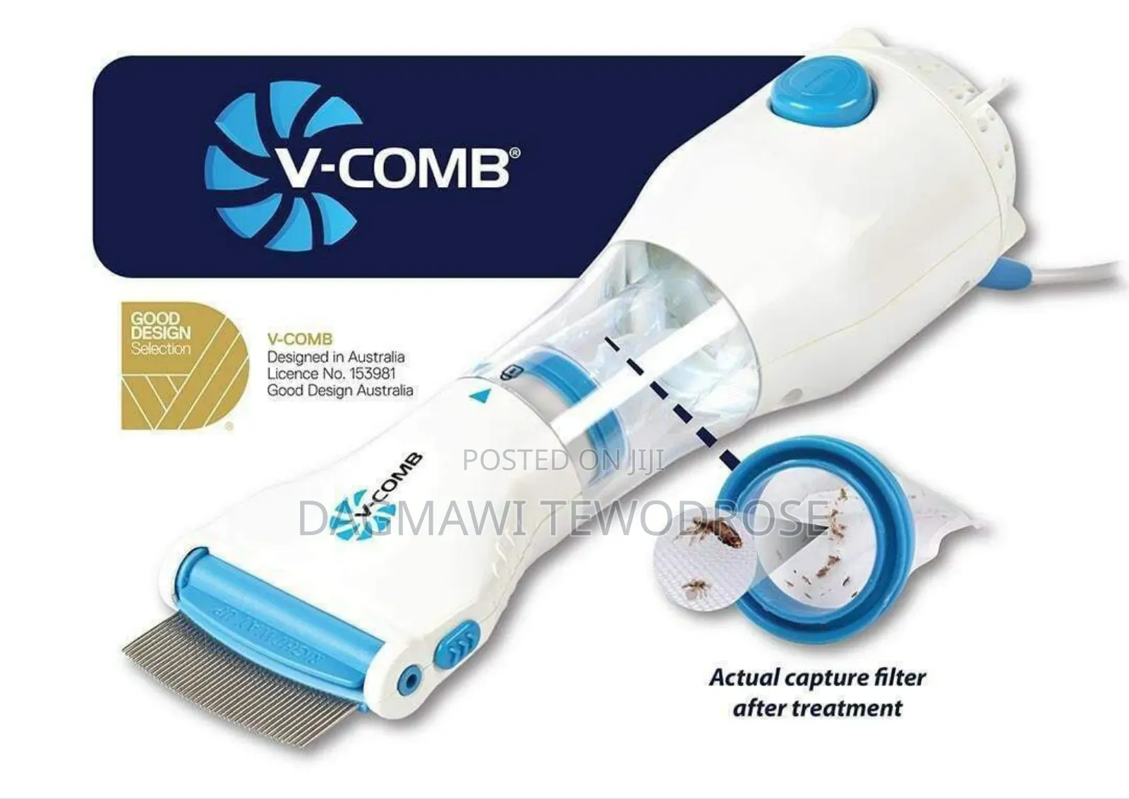 v-Comb Electronic Head Lice Egg Remover