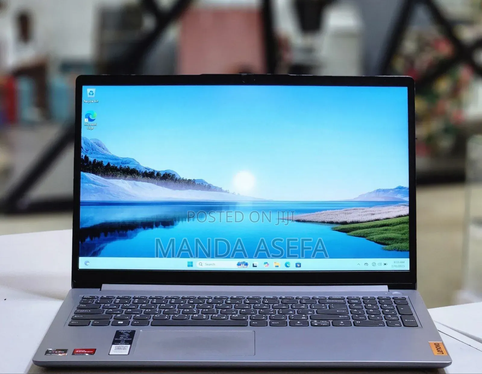 New Laptop Lenovo Ideapad 3 8GB AMD Ryzen 5 SSD 512GB