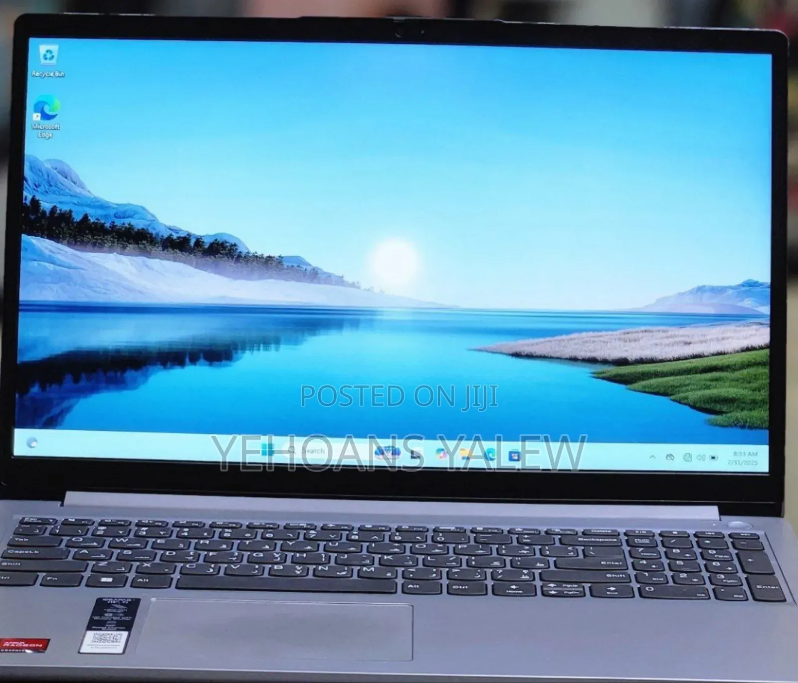 New Laptop Lenovo Ideapad 3 8GB AMD Ryzen 5 SSD 512GB