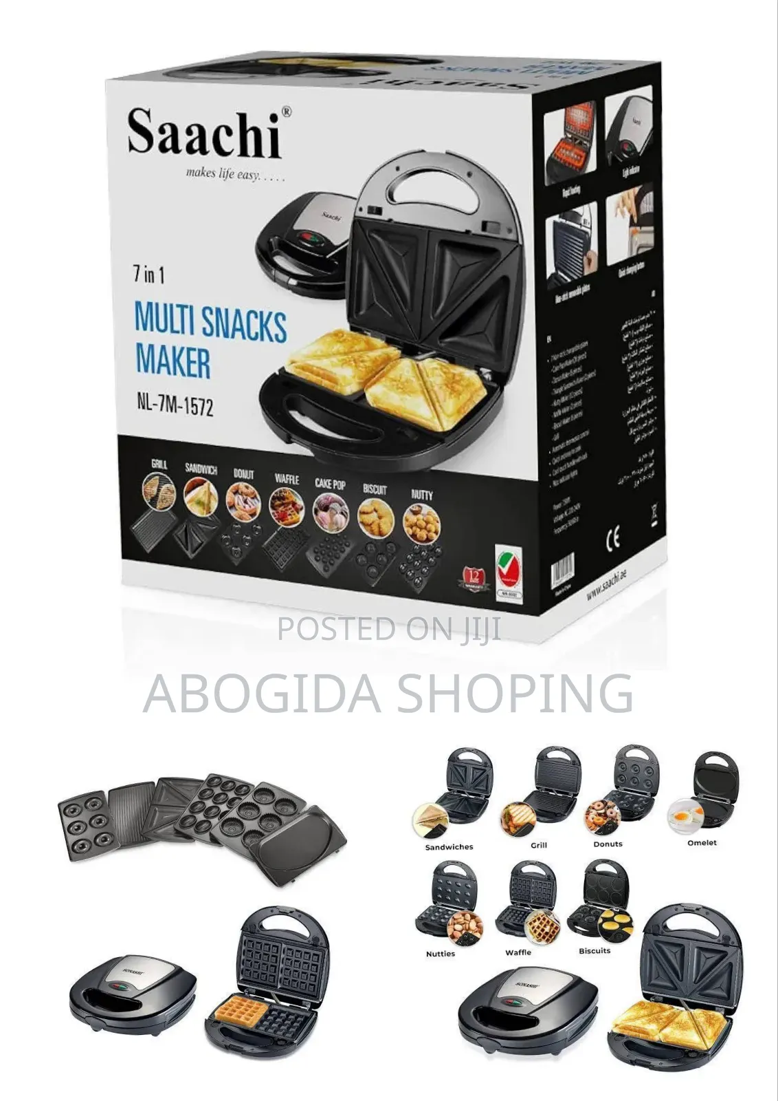 7in1 Home Snacks Breakfast Maker