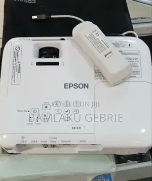 Photo - Epson Projector
With Remote 
Model Name: Eb-X31
Hardware Interface