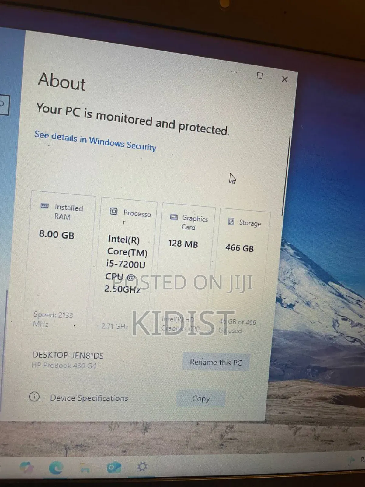 Laptop HP ProBook 430 G4 8GB Intel Core I5 HDD 1T