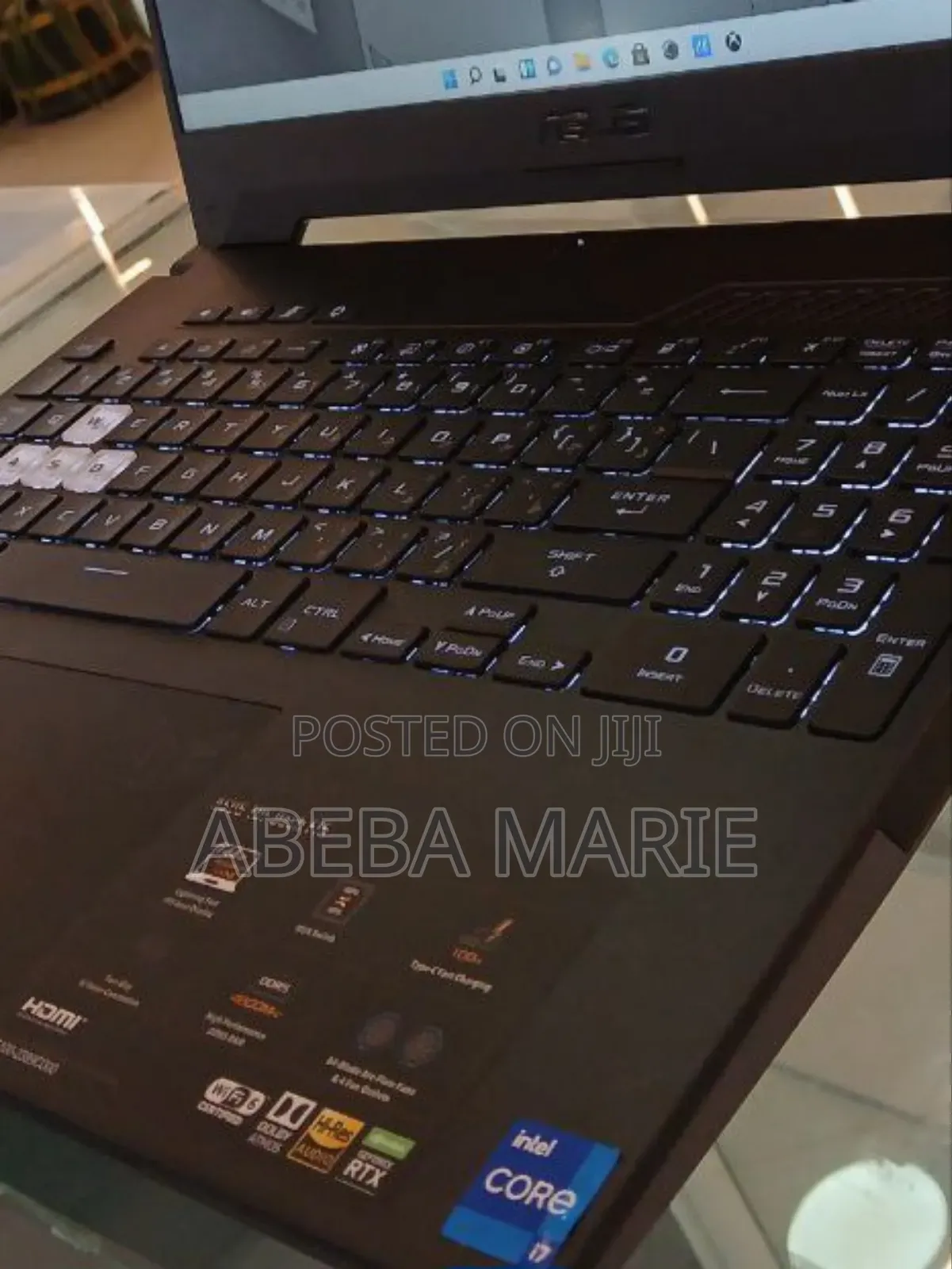 New Laptop Asus TUF Dash F15 16GB Intel Core I7 SSD 512GB