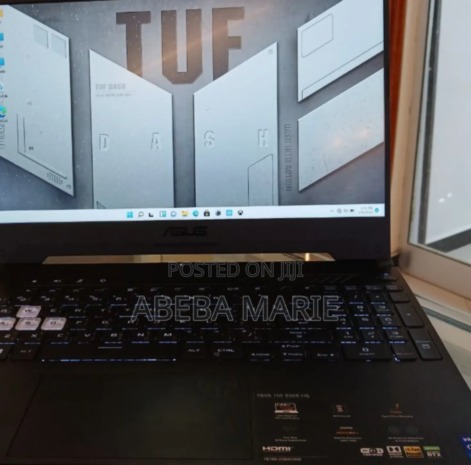New Laptop Asus TUF Dash F15 16GB Intel Core I7 SSD 512GB