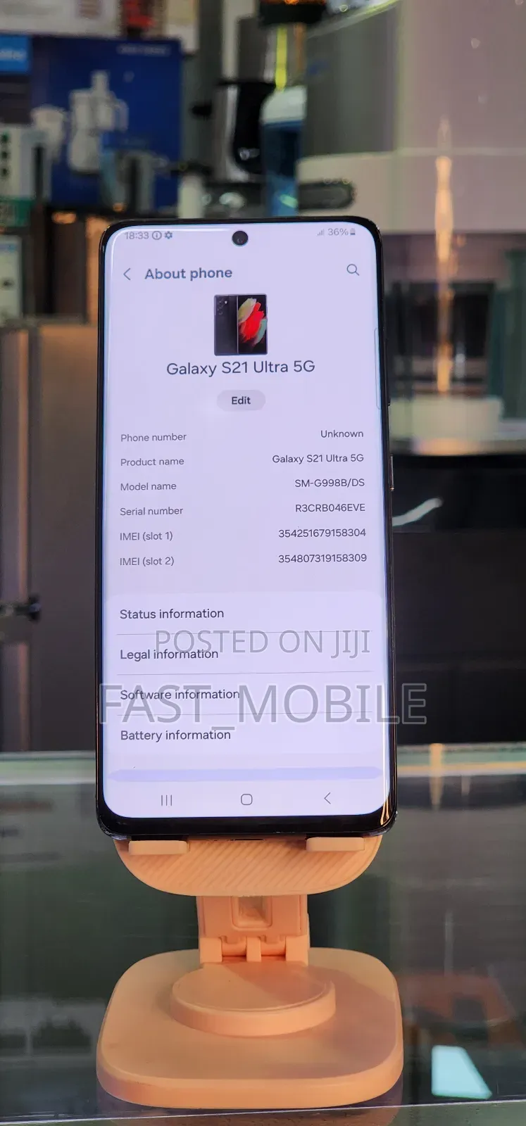 Samsung Galaxy S21 Ultra 5G 256 GB Black