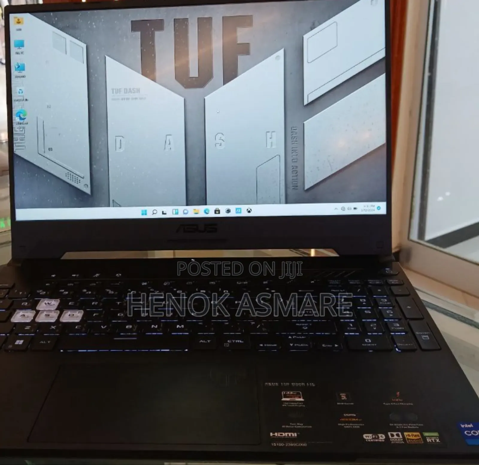 New Laptop Asus TUF Gaming A15 16GB Intel Core I7 SSD 512GB