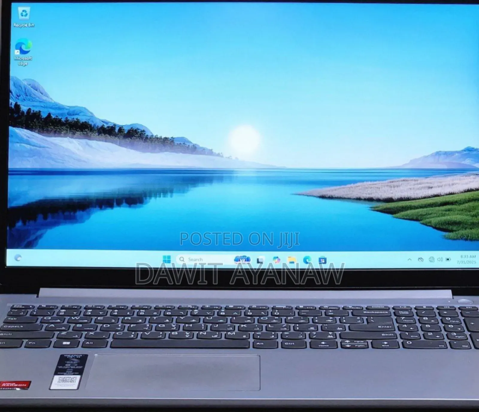 New Laptop Lenovo Ideapad 3 8GB AMD Ryzen 5 SSD 512GB