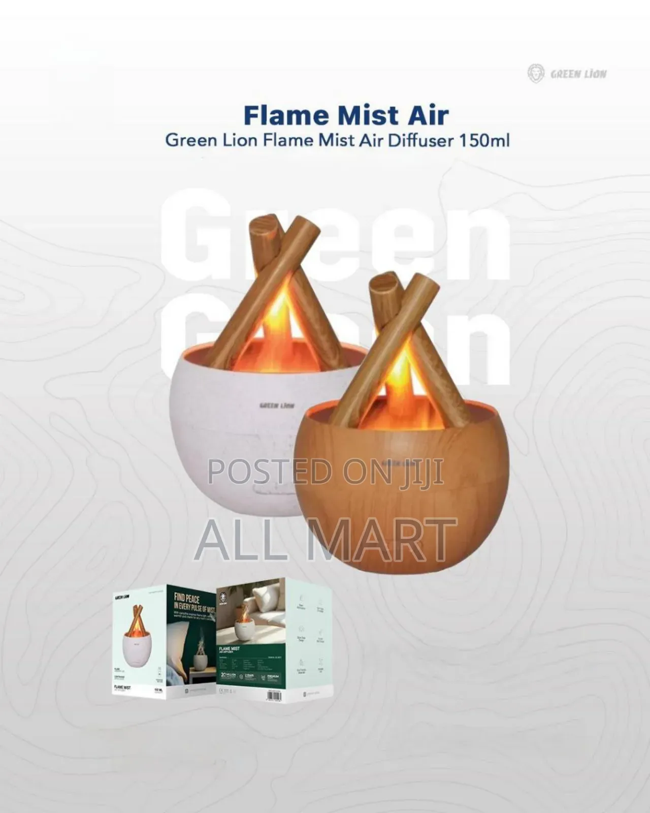 Green Lion Flame Mist Air Diffuser