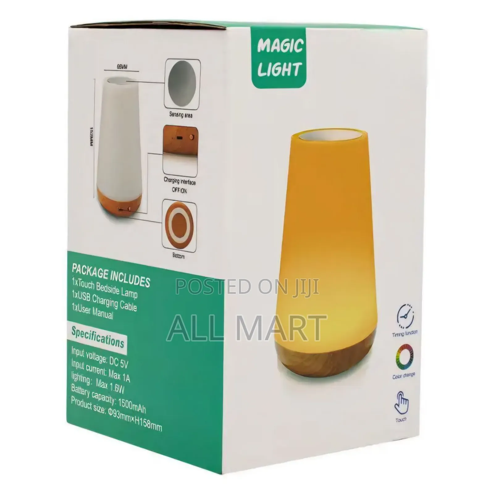 Majic Touch Light Bedside Lamp