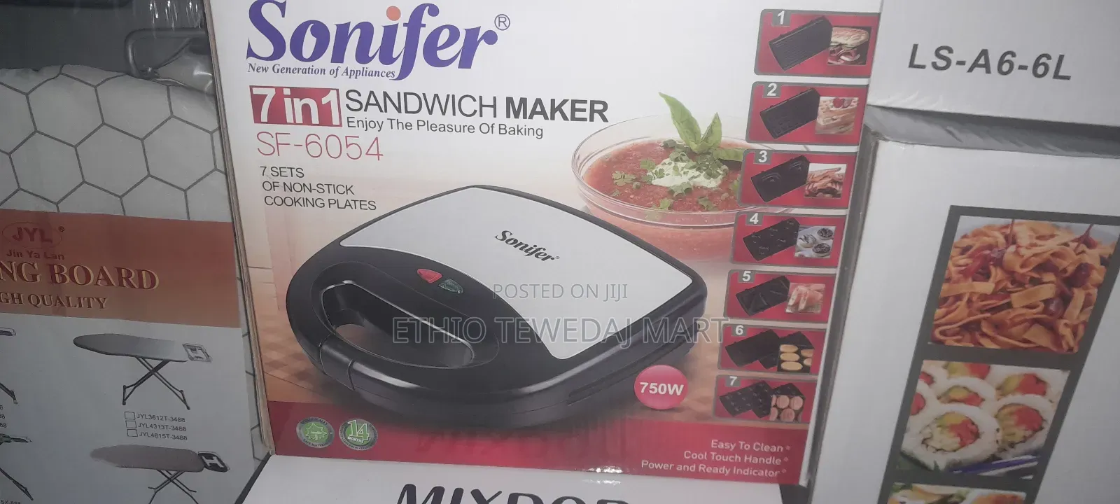 Sonifer Sf-6054 7-in-1 Sandwich Maker.