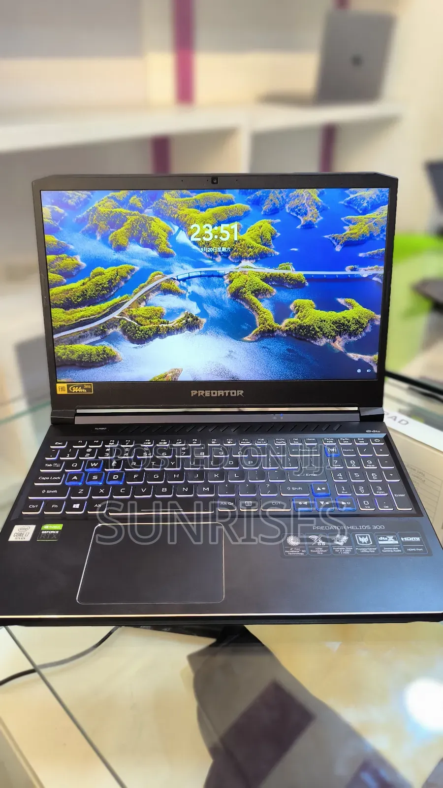 New Laptop Acer Predator Helios 300 16GB Intel Core I7 SSD 1T