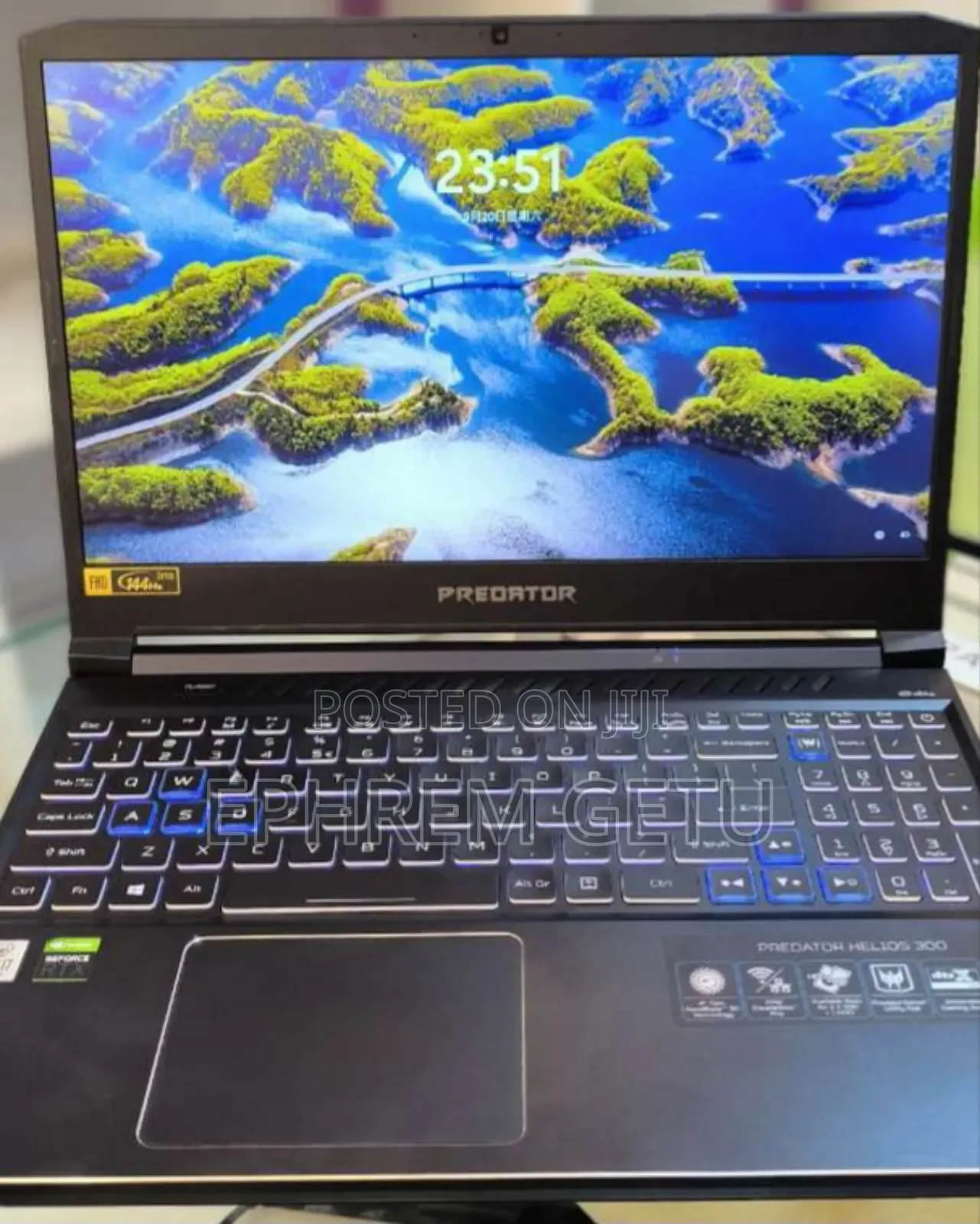 New Laptop Acer Predator Helios 300 16GB Intel Core i7 SSD 1T